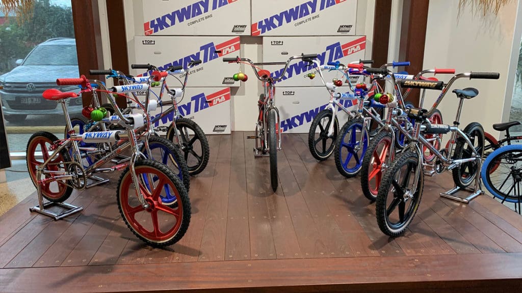 BMX International is seeing strong demand for their in-house brand Skyway.