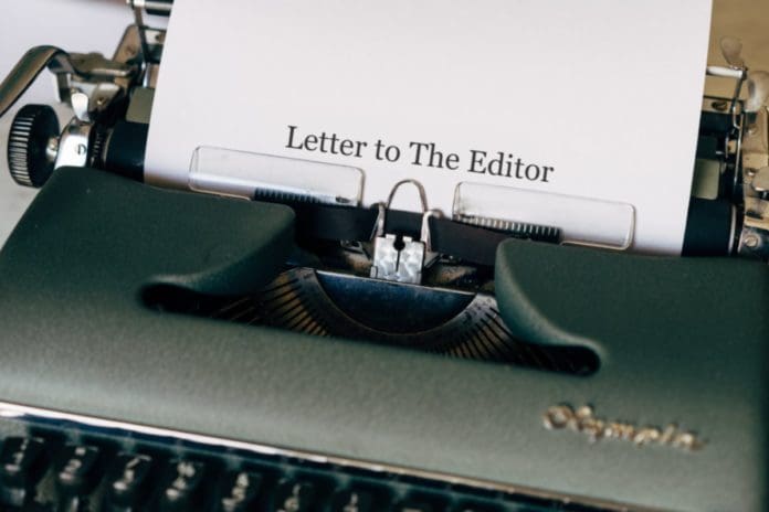 Letter to The Editor