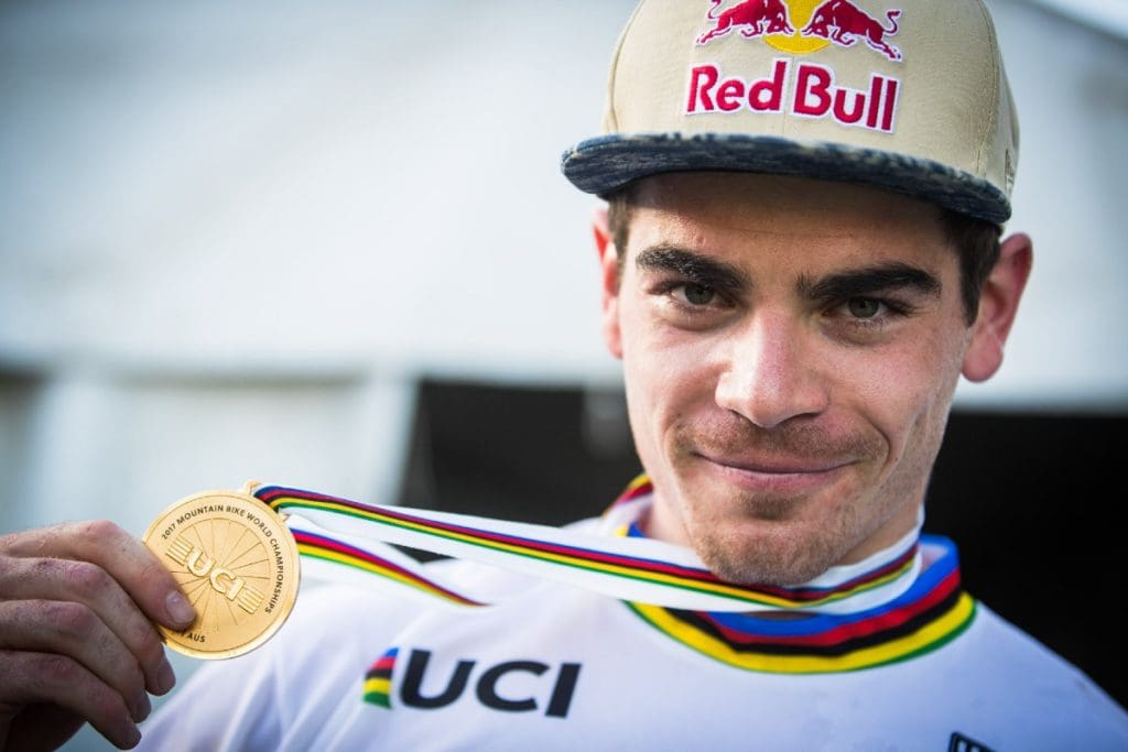 Loic Bruni completed the dual-gold haul for Formula at the World Downhill Championships in Cairns.