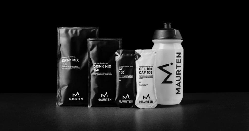 The Maurten range of sports drinks and gels