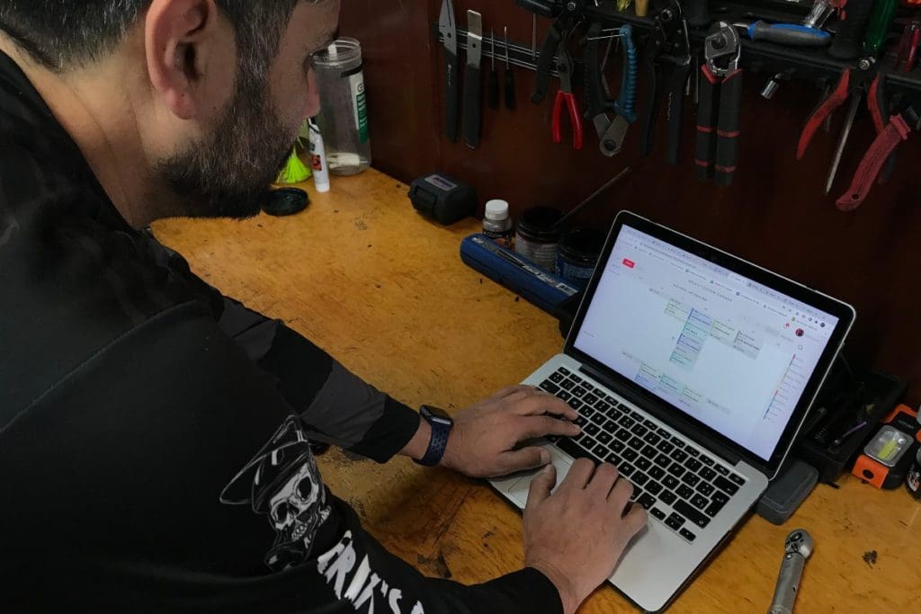 Hubtiger streamlines the administration of bike servicing - from booking, through the whole process to payments