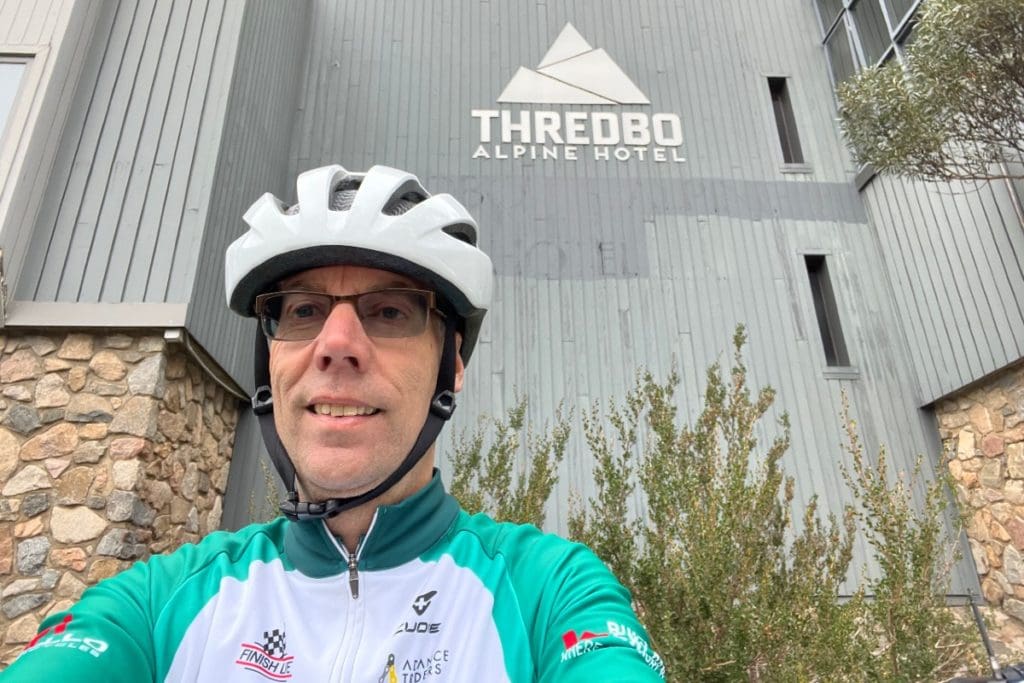 Ready to resume after a day’s rest in Thredbo