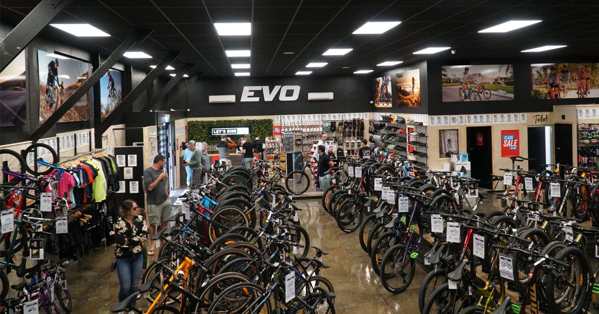 Evo deals bike shop