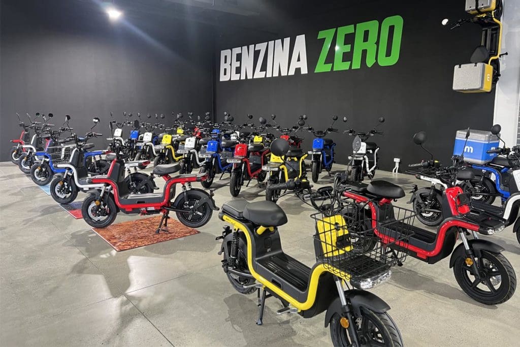 Bartons is also stocking Benzina Zero mopeds