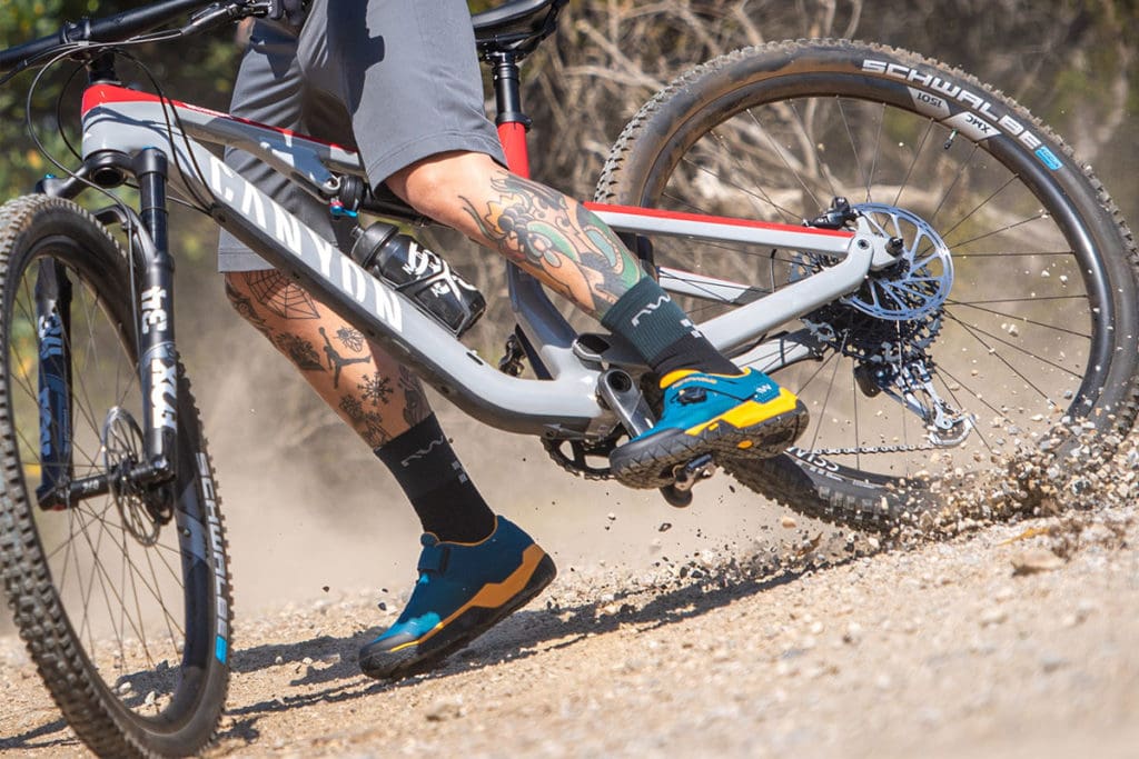 off-road shoes with MTB