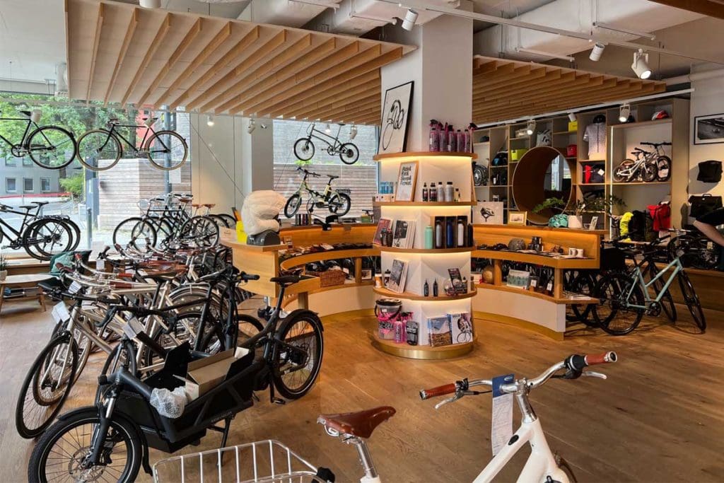 Bicicli’s store interior