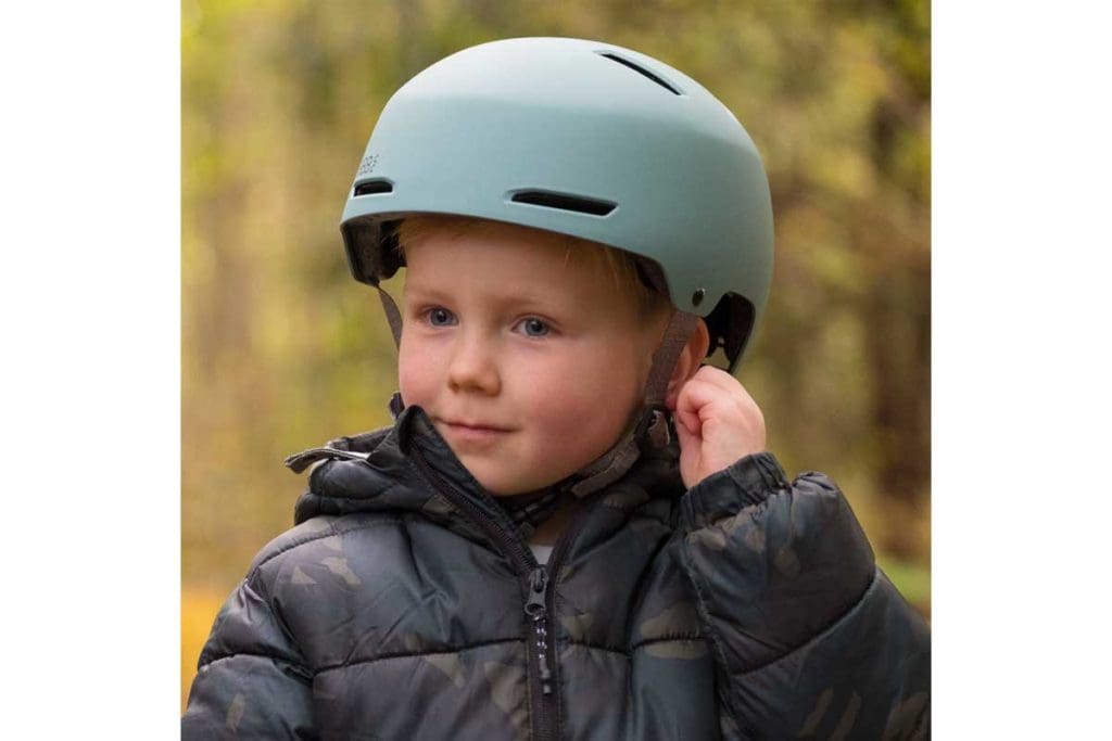 Child wearing BBB Helmet