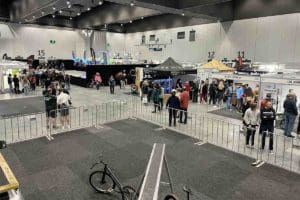 Melbourne Bike Show demonstration area