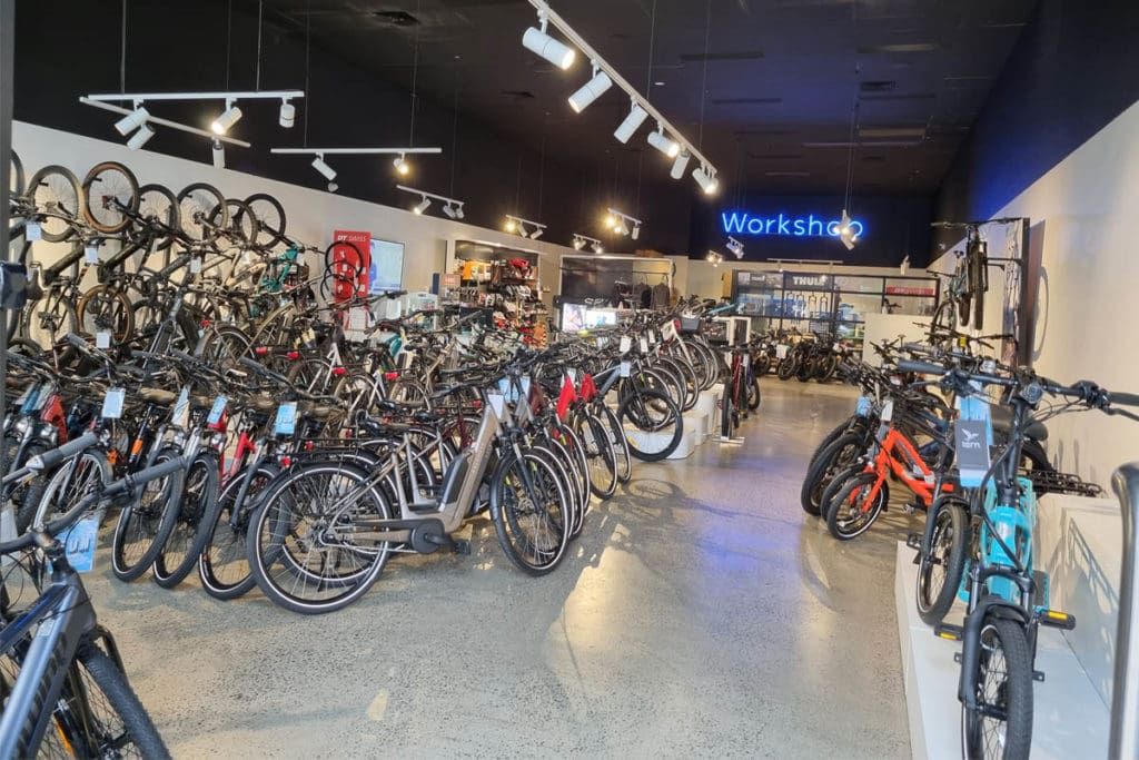 Crooze Bikes store interior