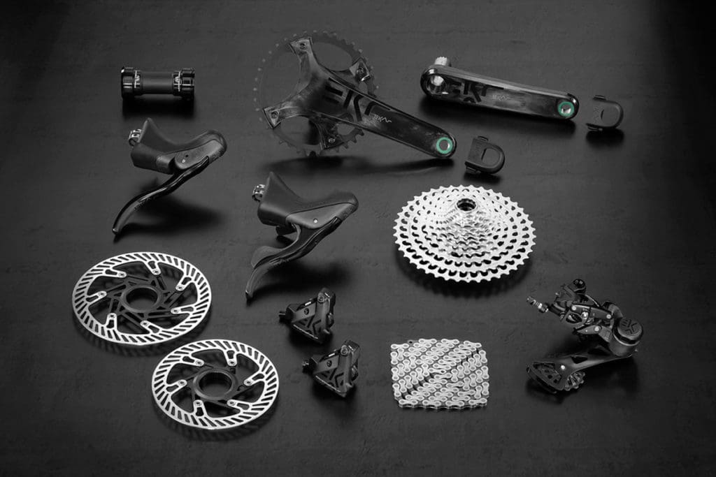 Gravel riding bicycle components
