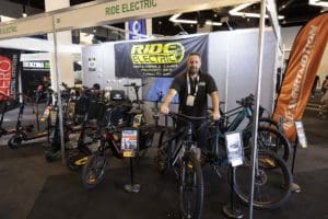 Ride Eelectric stall at bicycle expo
