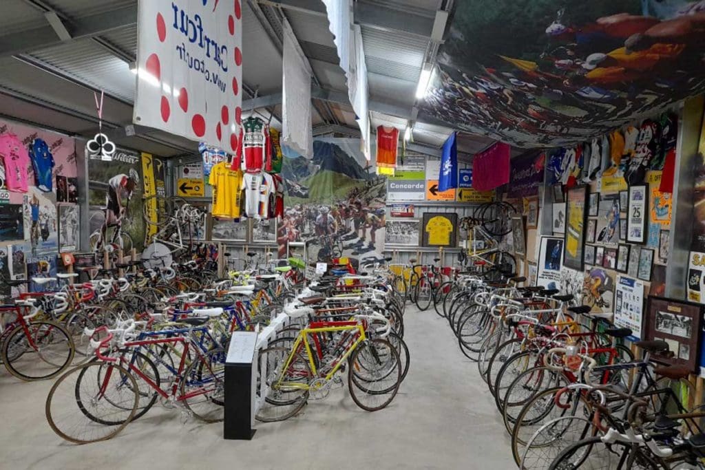 Large bicycle collection