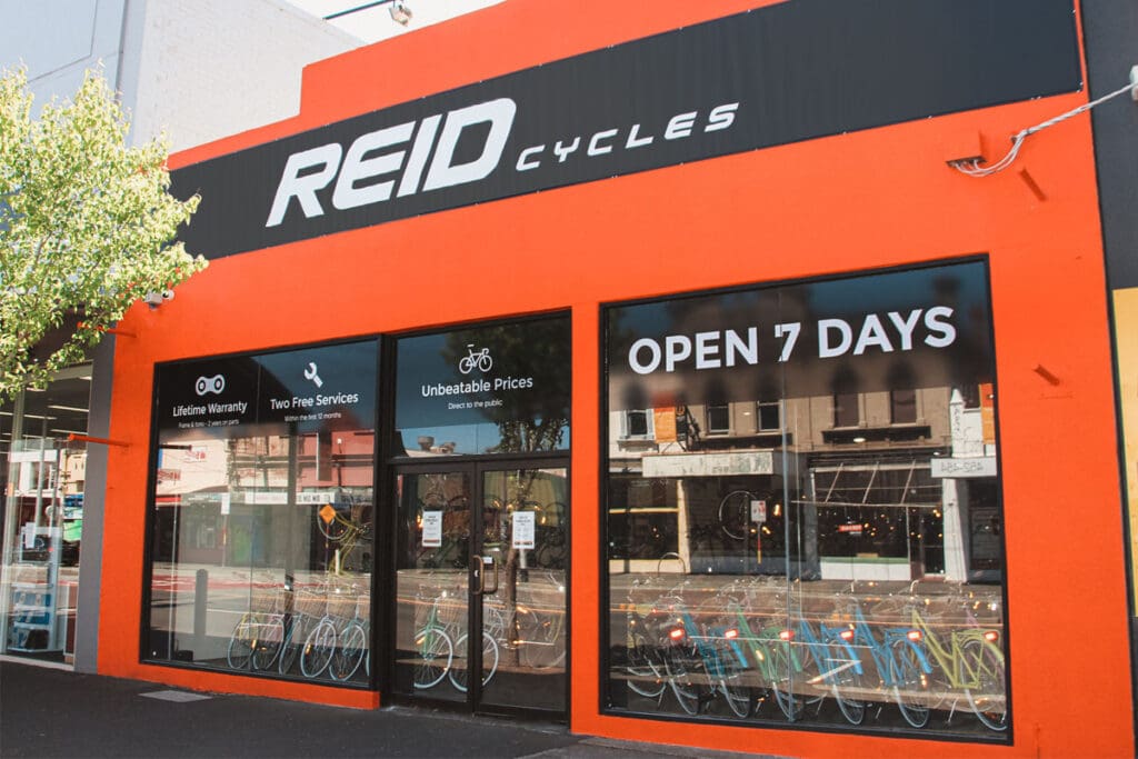 Reid Cycles Shopfront
