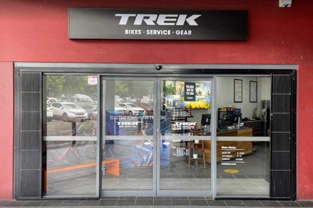 Trek bike storefront