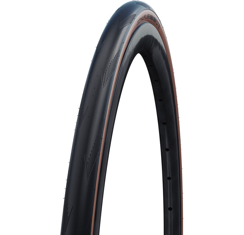 Product shot of bicycle tyre