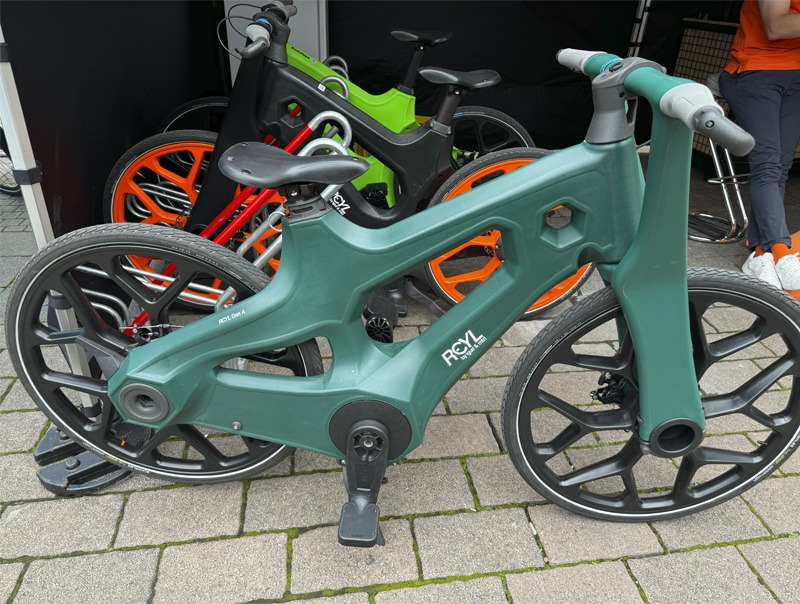 Bicycle on display at expo