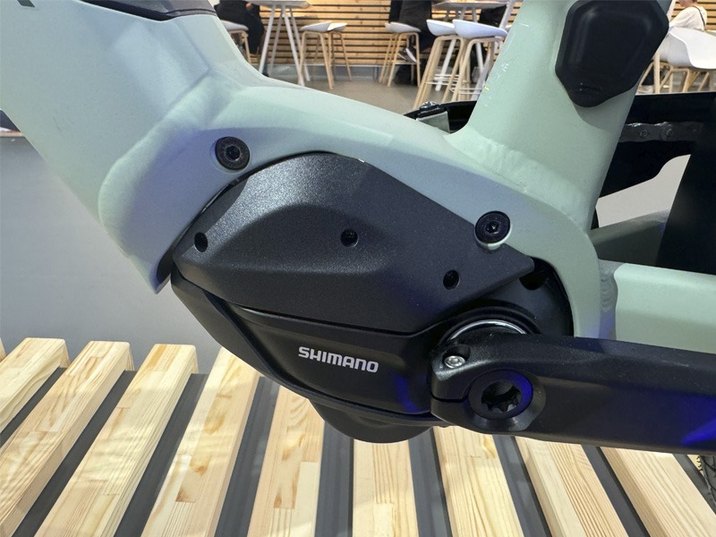 Close up of e-bike drive unit