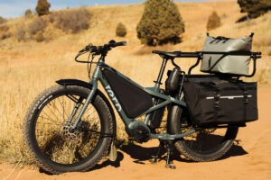 Product shot of adventure e-cargo bike
