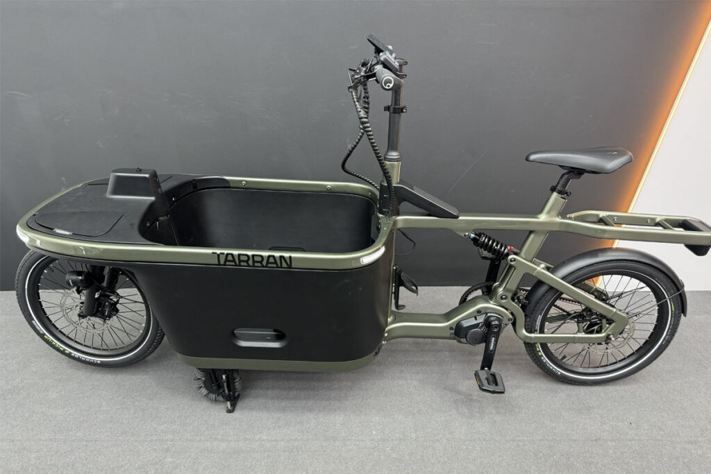 E-cargo bike on display