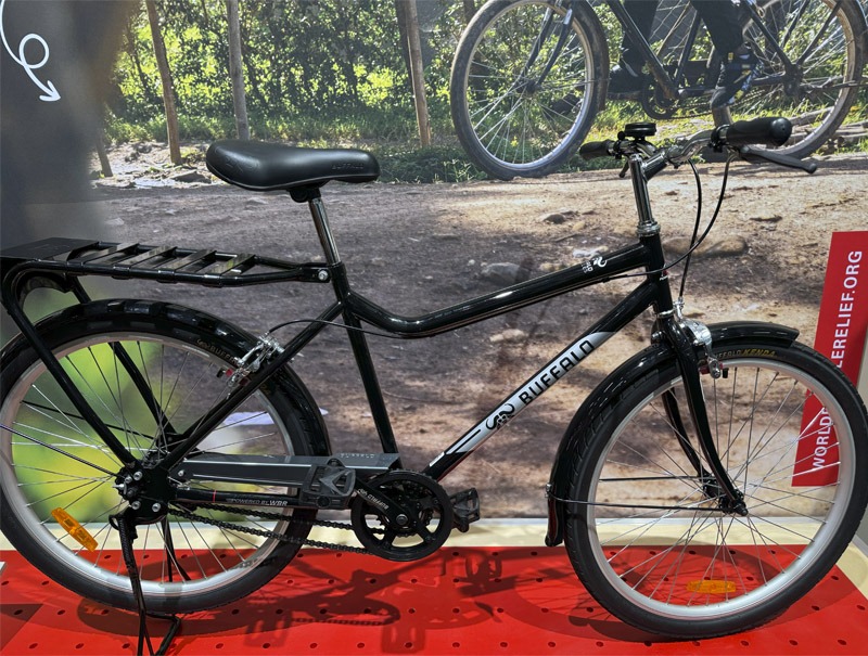 Bicycle on display at expo