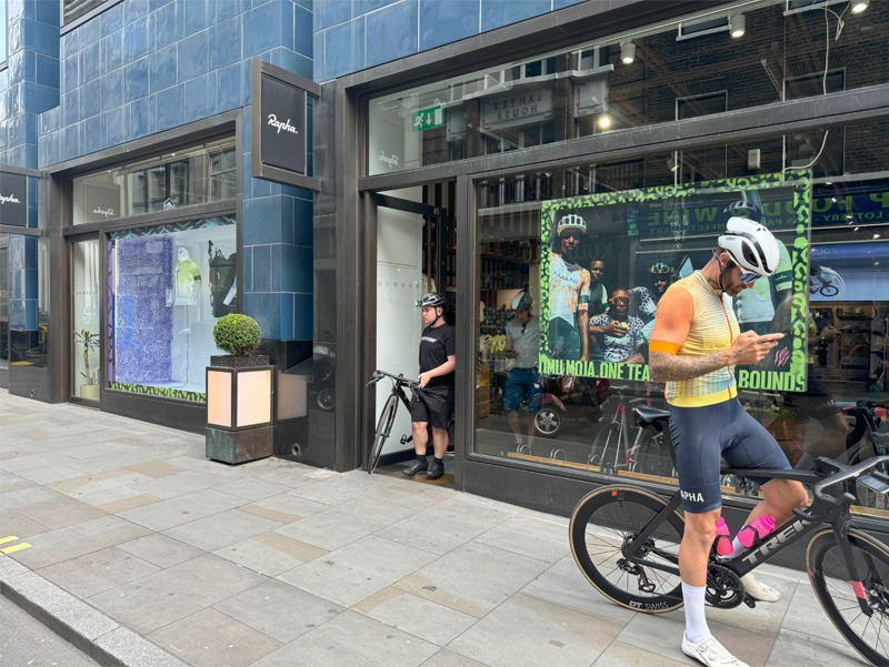 Street view of bike shopfront