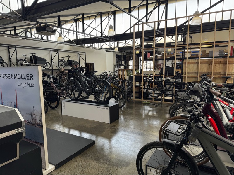 Bicycle store interior