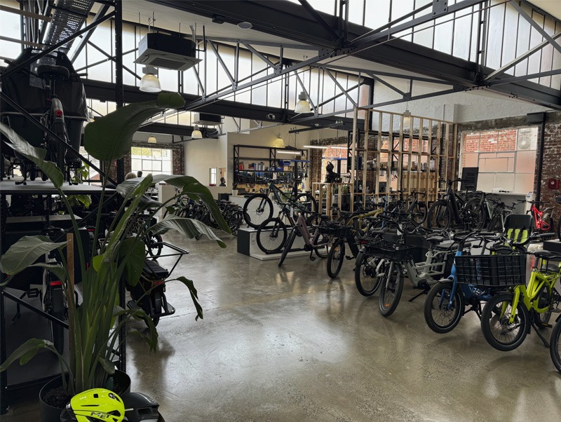 Bicycle store interior