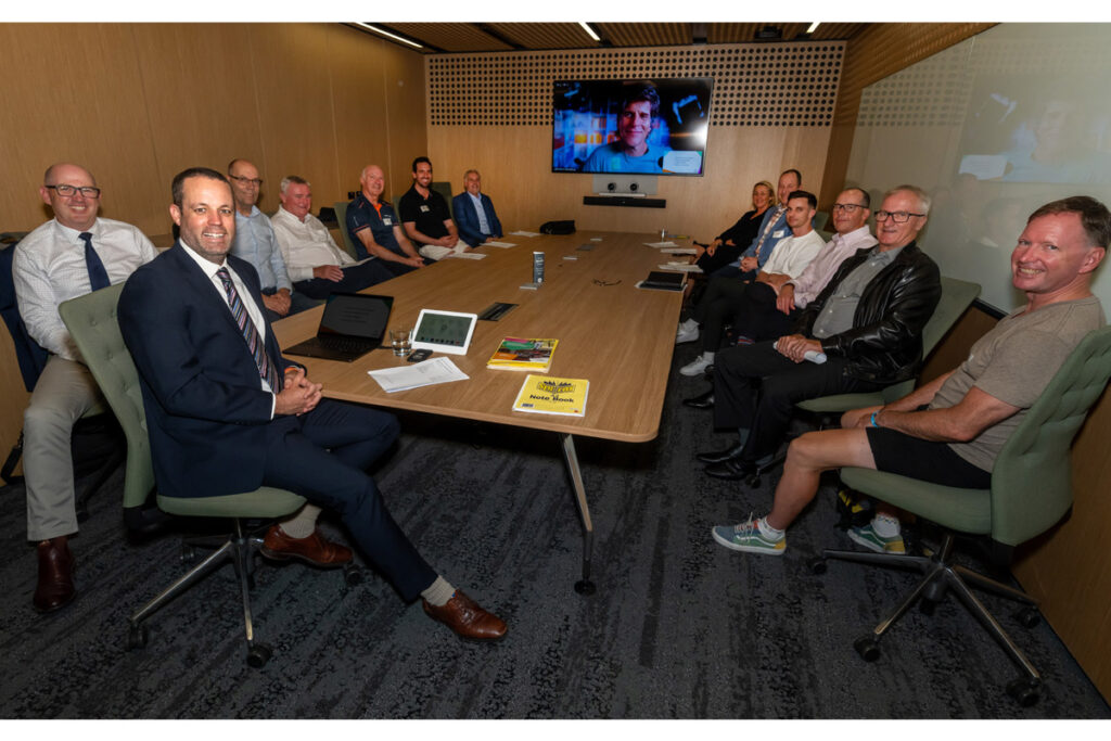 Boardroom full of people