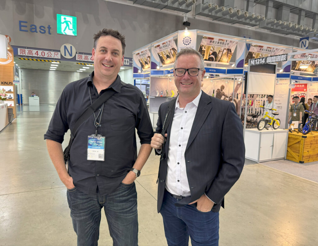 Two men at expo