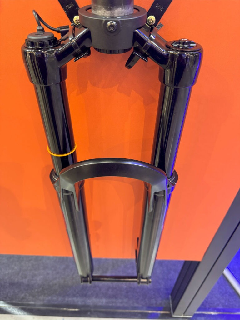Product shot of bike suspension