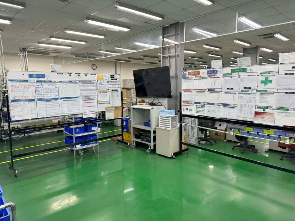 Internal view of factory