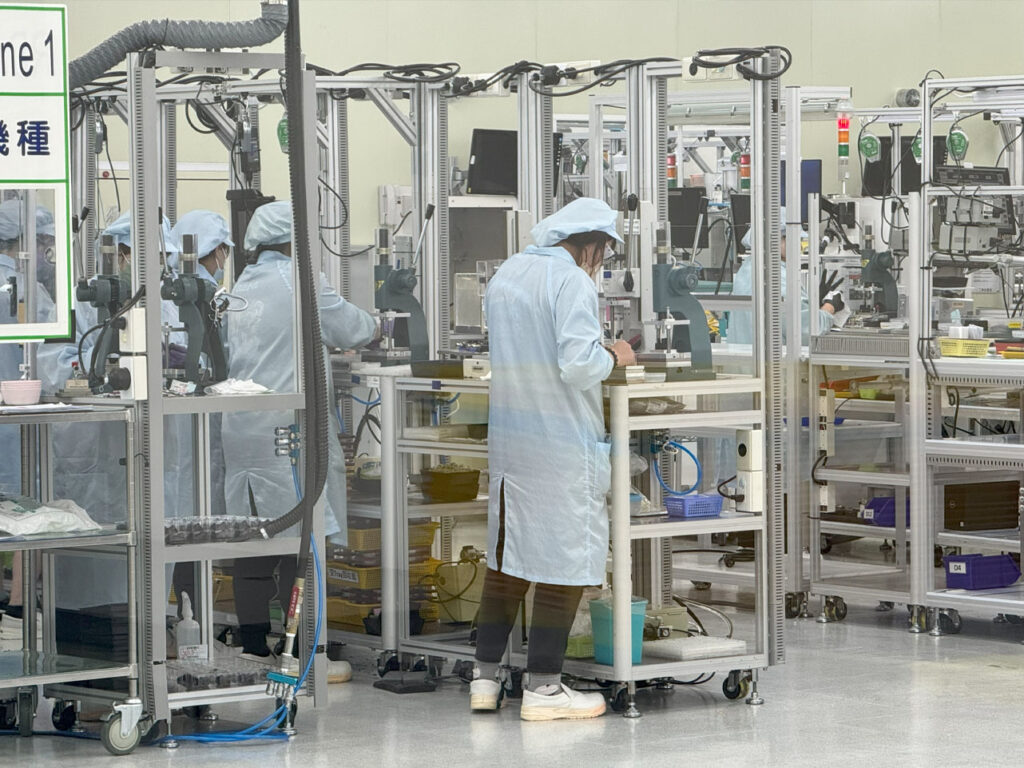 Internal view of factory