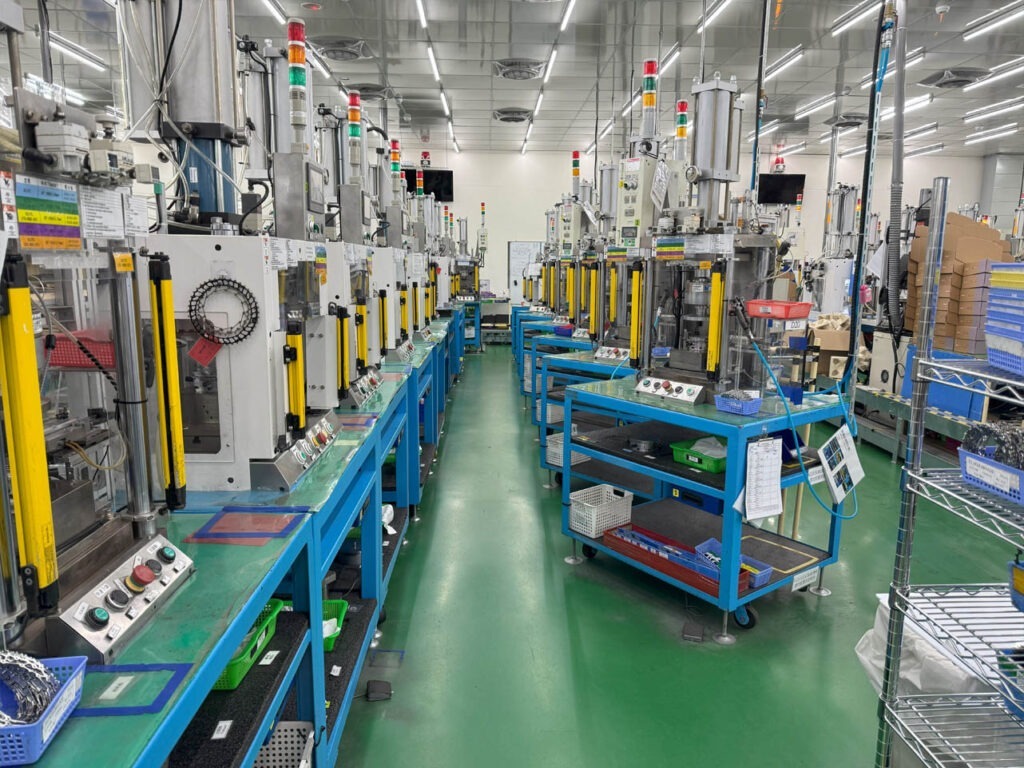Internal view of factory