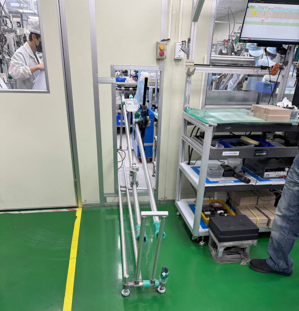 Internal view of factory