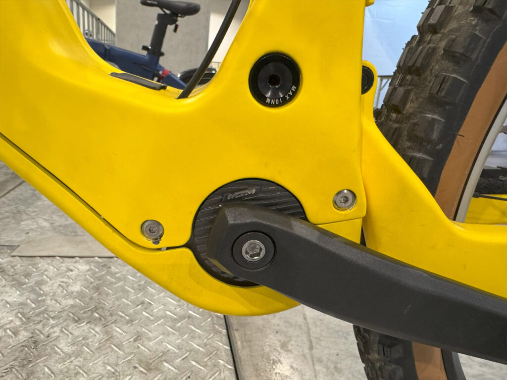 Close up of bicycle component