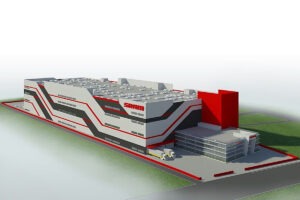 Artist’s impression of new factory