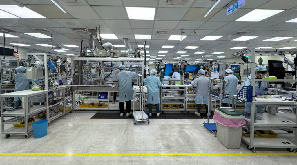 Internal view of factory