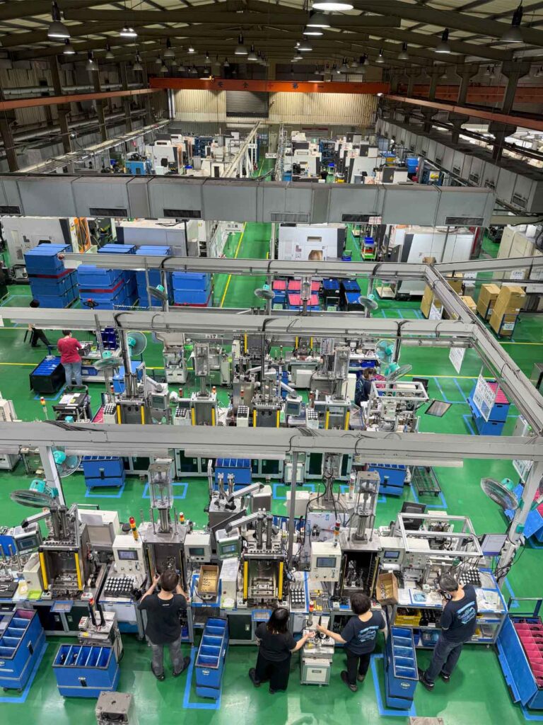 Internal view of factory