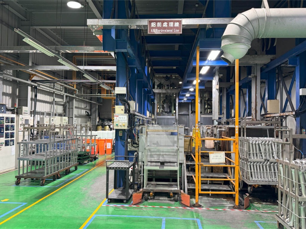 Internal view of factory