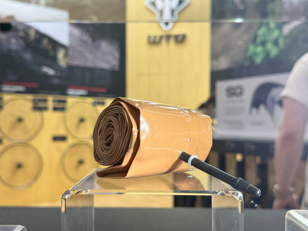 Tyre tube on display at expo