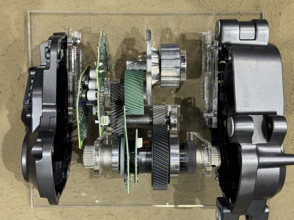 Disasembled ebike motor